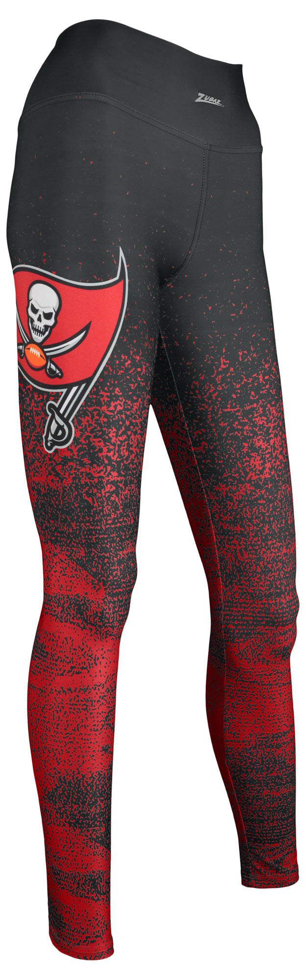 Zubaz NFL Women's Tampa Bay Buccaneers Static Fade Leggings