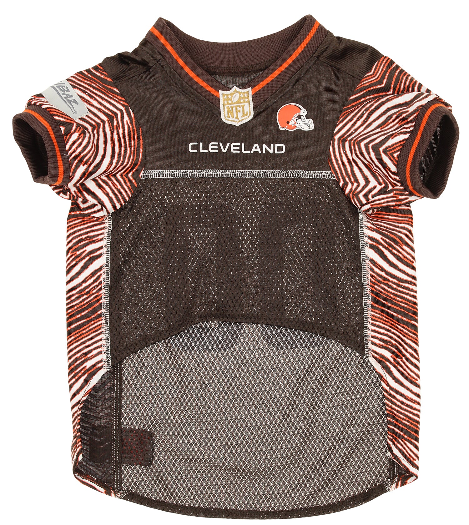 Zubaz X Pets First NFL Cleveland Browns Team Pet Jersey For Dogs