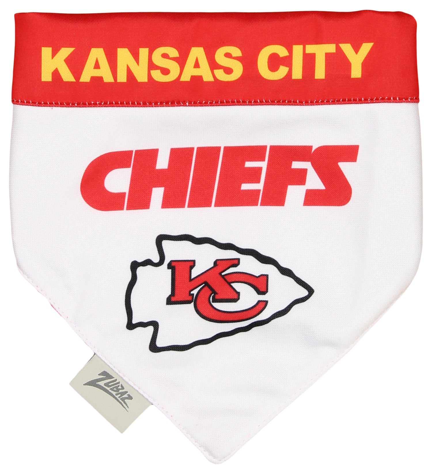 Zubaz X Pets First NFL Kansas City Chiefs Reversible Bandana For Dogs & Cats