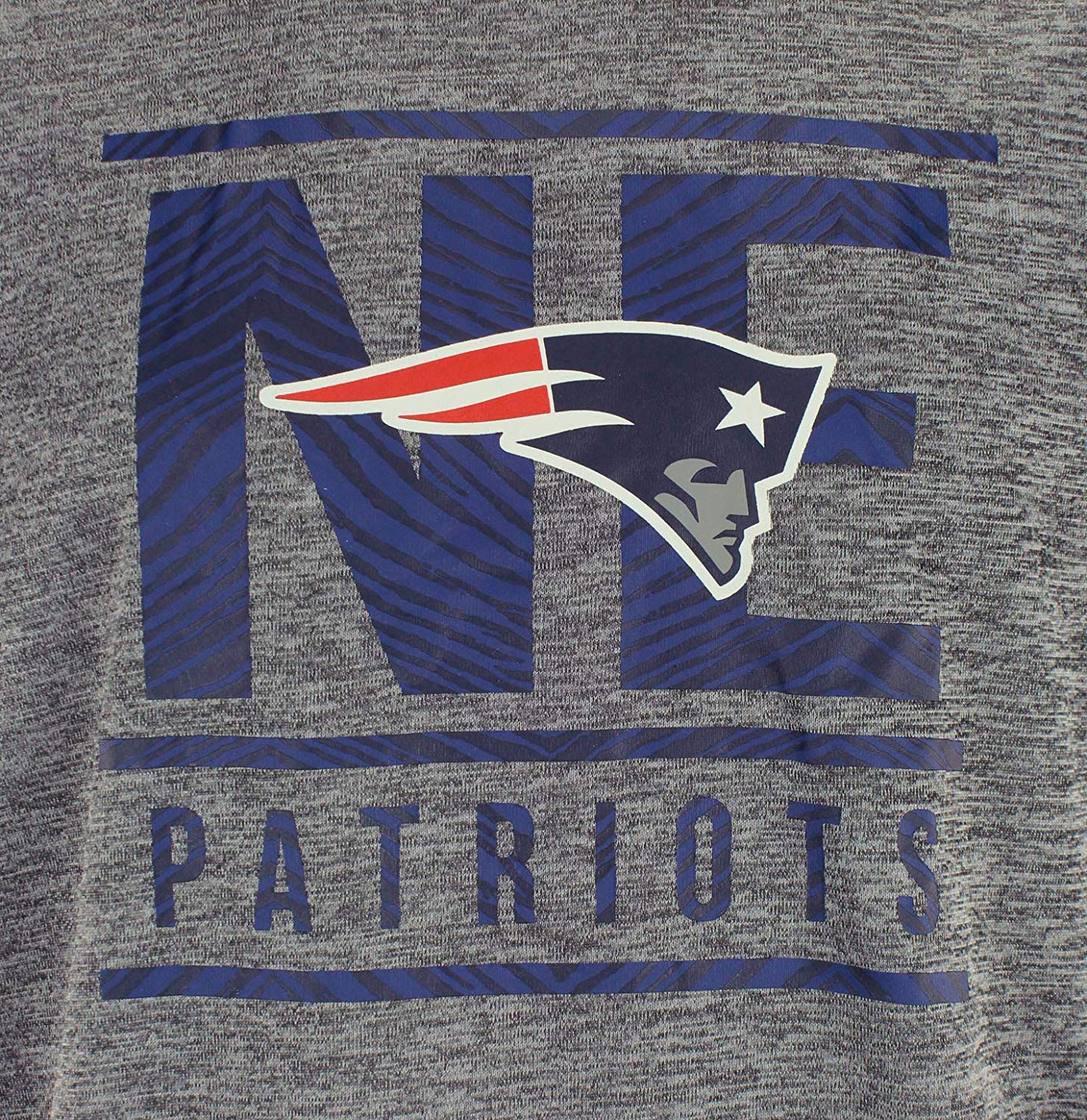 Zubaz NFL New England Patriots Men's Lightweight French Terry Sweatshirt