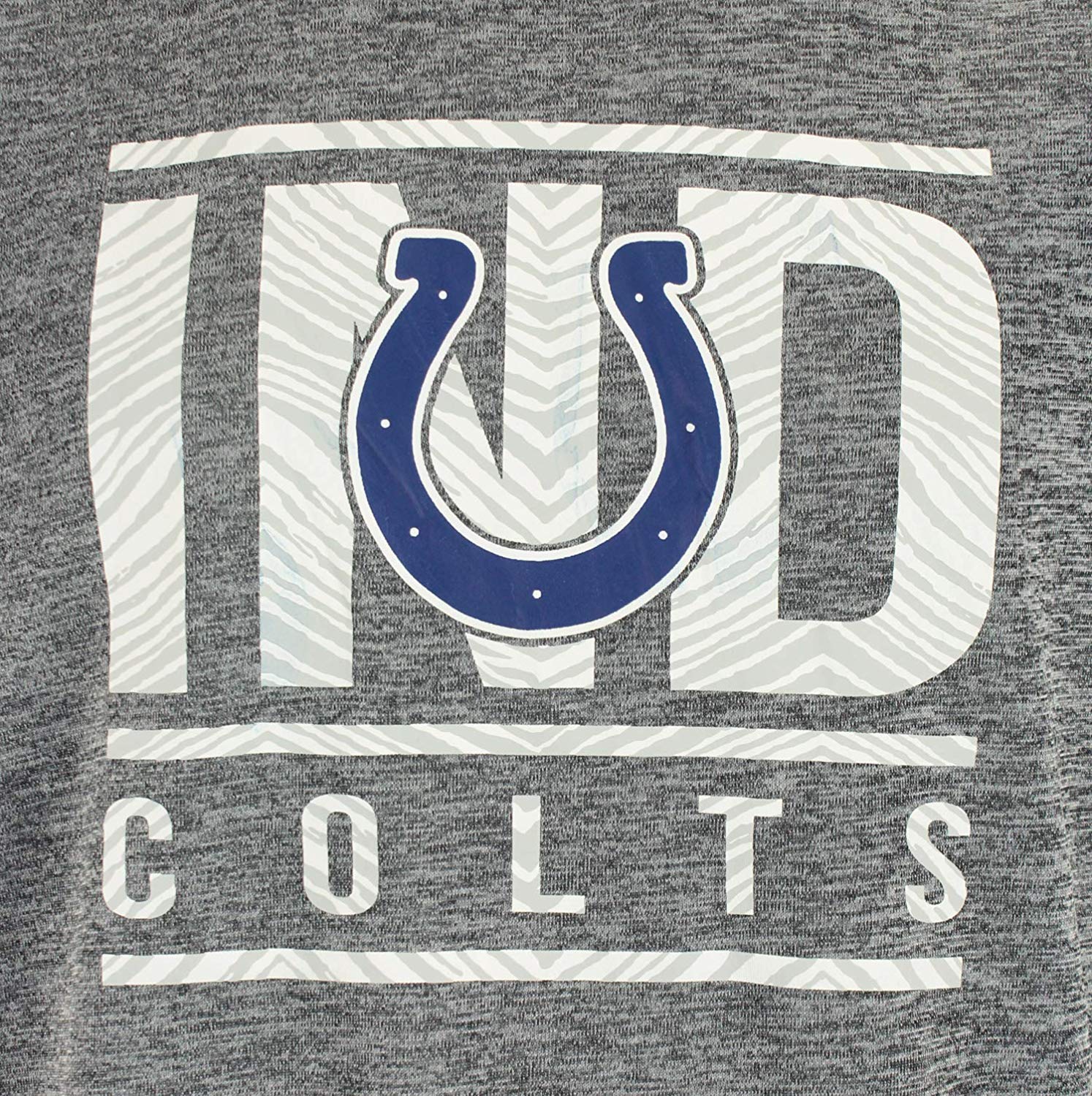 Zubaz NFL Indianapolis Colts Men's Lightweight French Terry Crew Neck Sweatshirt