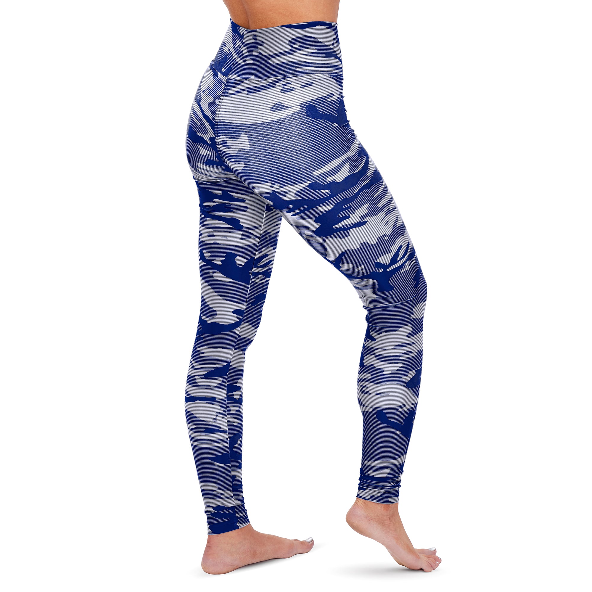 Zubaz NFL Women's Dallas Cowboys Marled Camo Lines Leggings