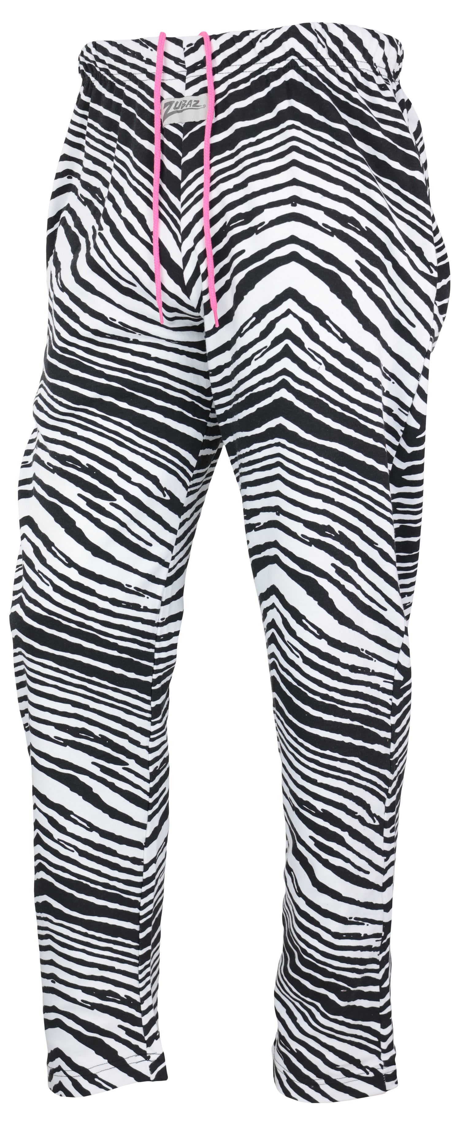 Zubaz 88 Men's The Original Pants - BLACK/WHITE ZEBRA