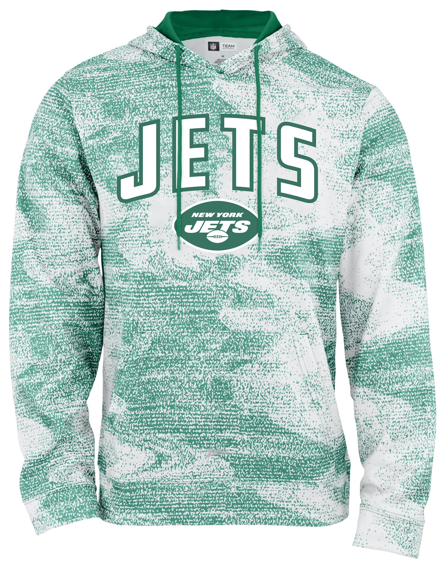 Zubaz New York Jets  NFL Men's Static Hoodie