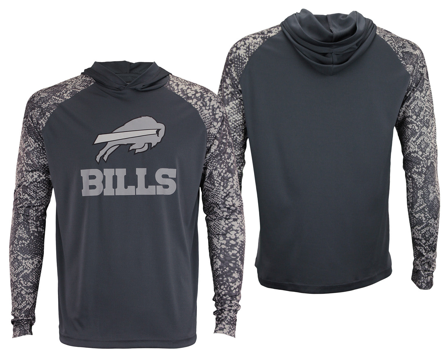 Zubaz Men's NFL Buffalo Bills Tonal Lightweight Hoodie