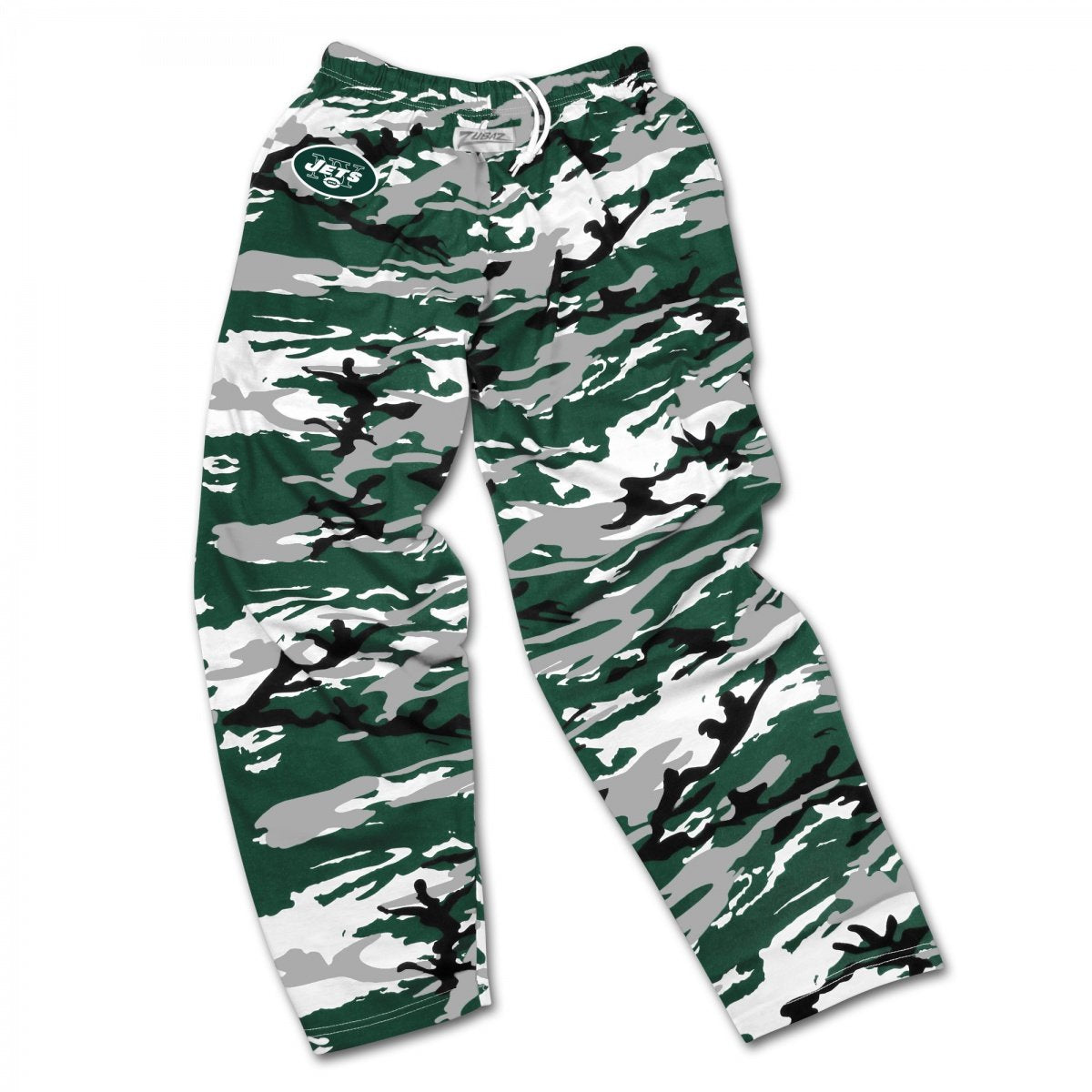 Zubaz NFL Football Men's New York Jets Casual Active Camo Pants