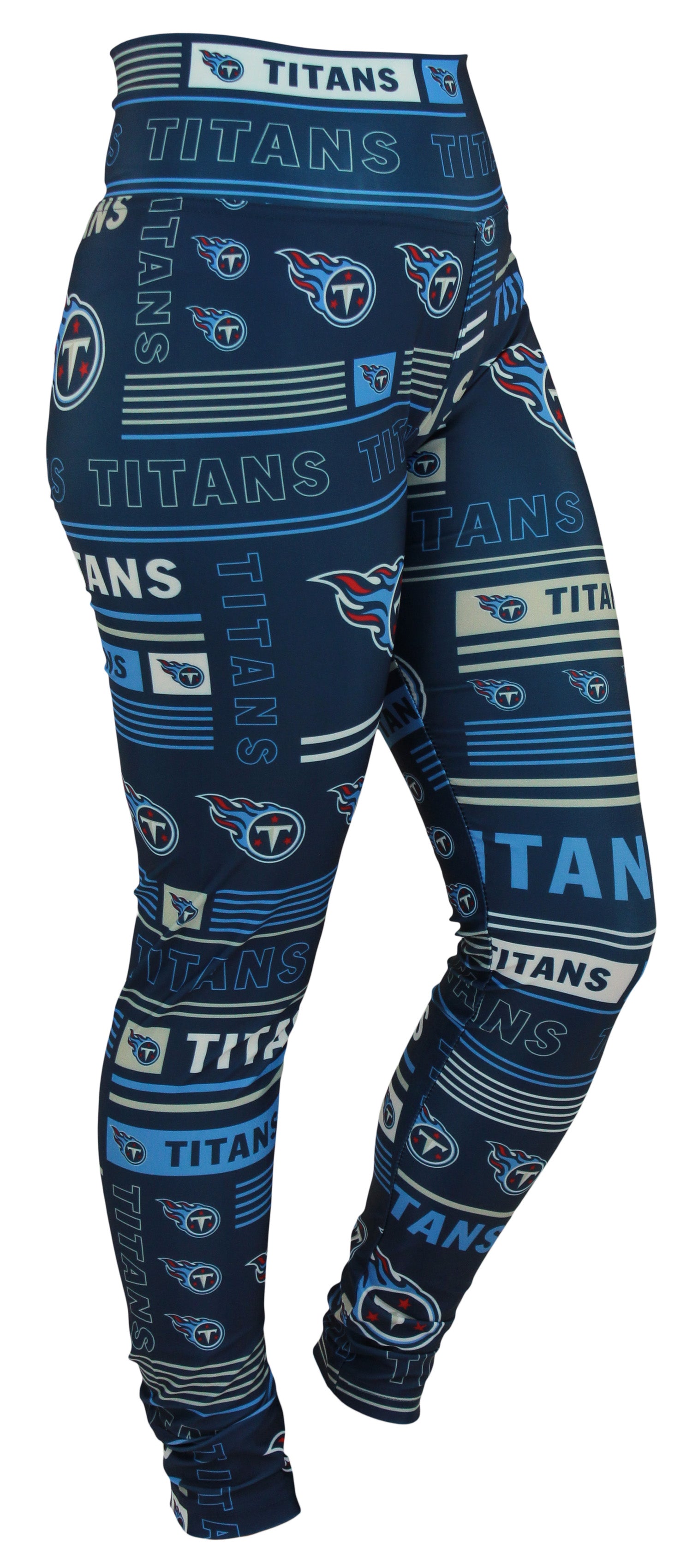 Zubaz NFL Tennessee Titans Women's Team Column Leggings