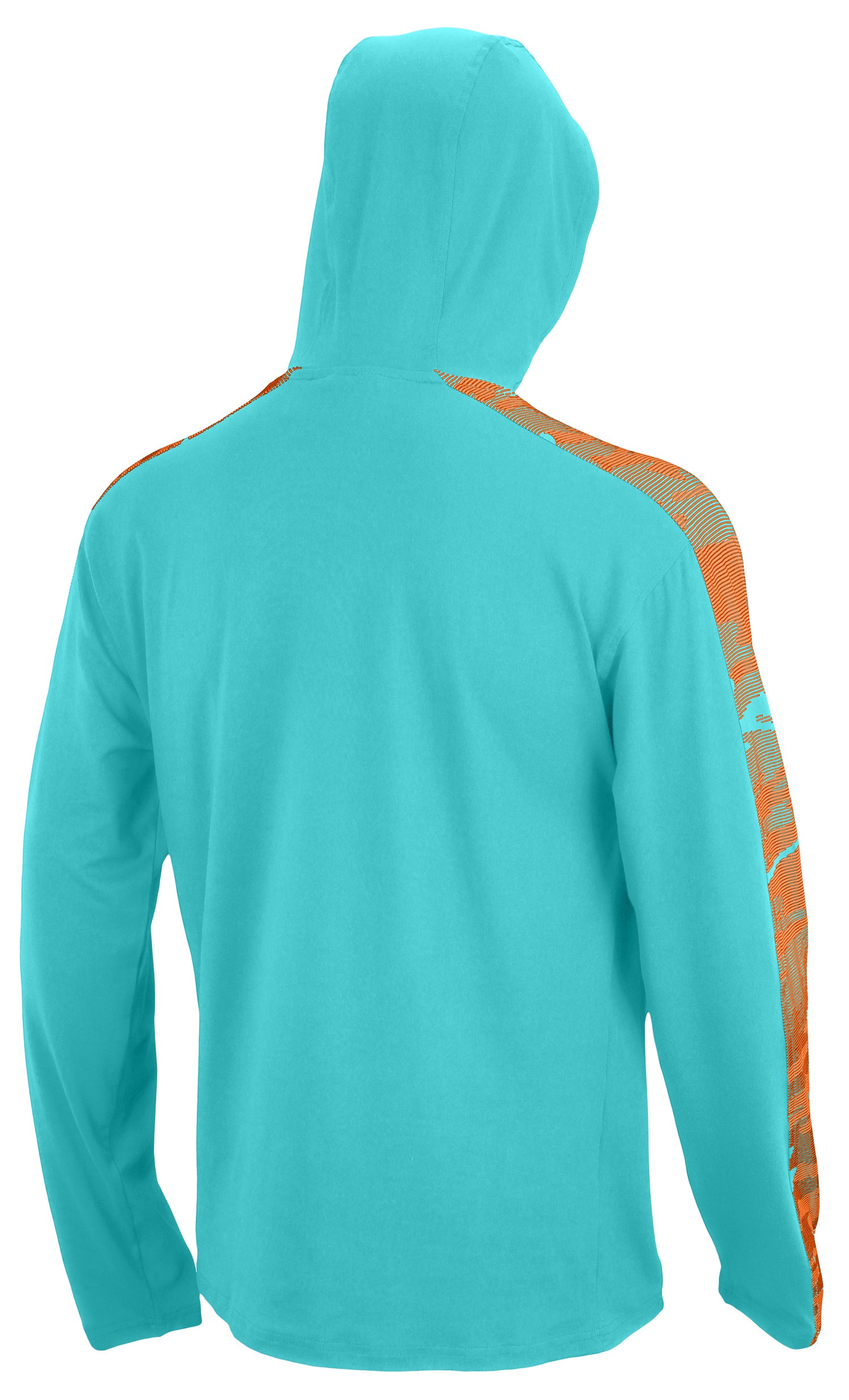 Zubaz NFL Men's Miami Dolphins Elevated Lightweight Hoodie W/ Camo Accents