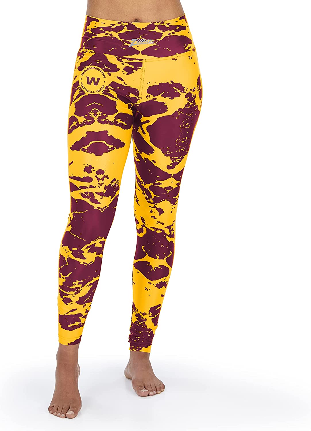 Zubaz NFL Women's Washington Football Team Lava Leggings