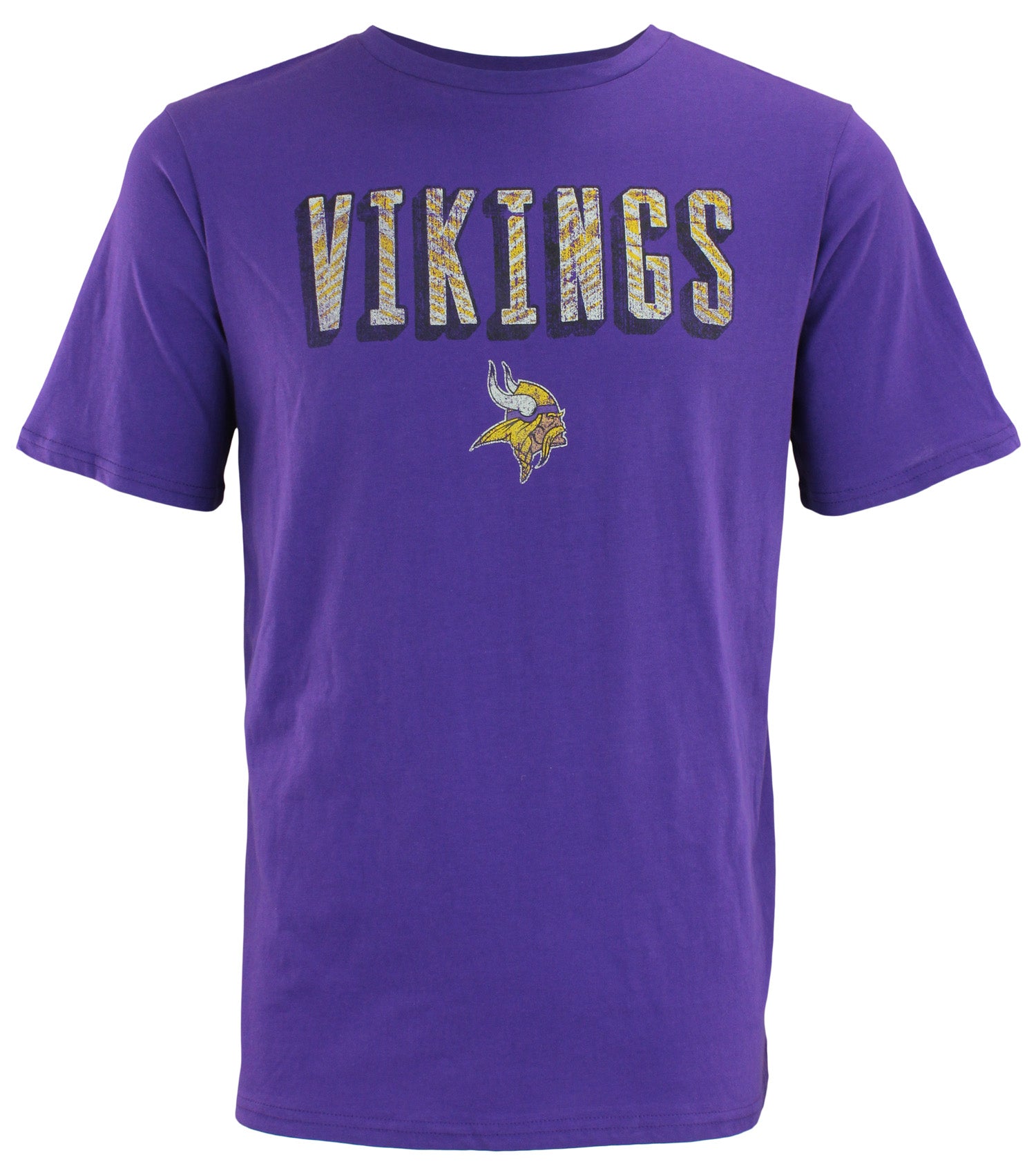 Zubaz NFL Men's Minnesota Vikings Short Sleeve Zeb Graphic T-Shirt