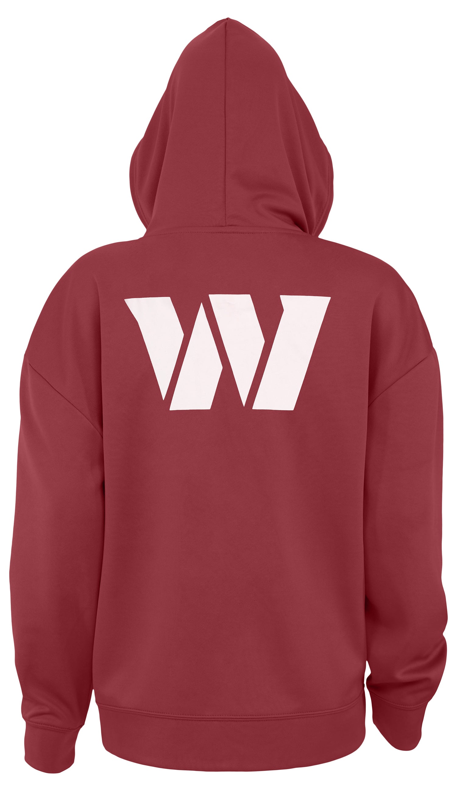 Zubaz NFL Women's Standard Full Zip Hoodie Washington Commanders