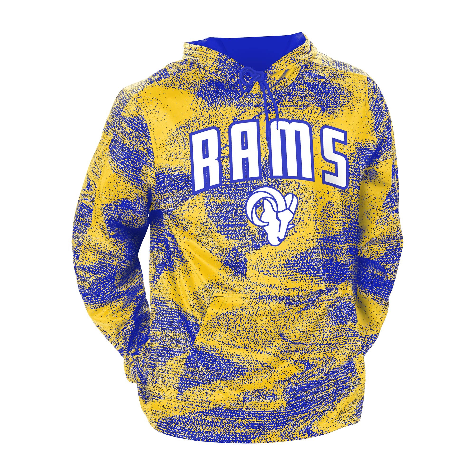 Zubaz Los Angeles Rams NFL Men's Static Hoodie