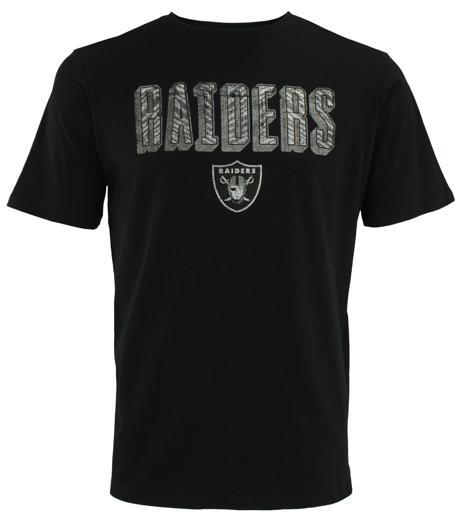 Zubaz NFL Men's Oakland Raiders Short Sleeve Zeb Graphic T-Shirt