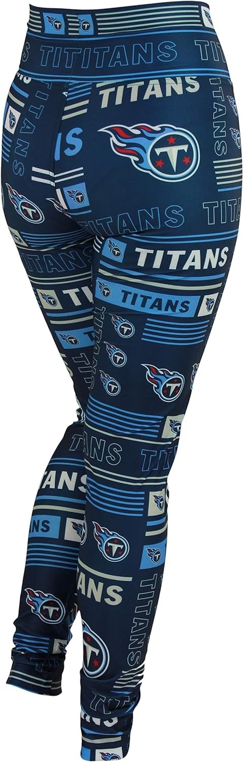 Zubaz NFL Women's Tennessee Titans Column 24 Style Leggings