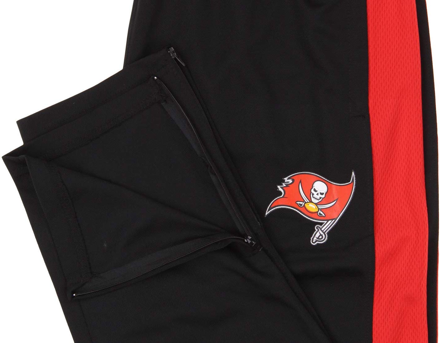 Zubaz NFL Football Men's Tampa Bay Buccaneers Athletic Track Pant