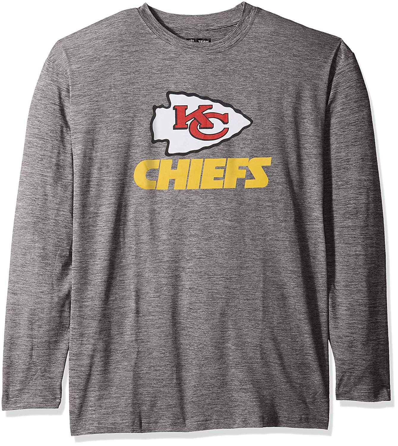 Zubaz NFL Men's Kansas City Chiefs Long Sleeve Tee