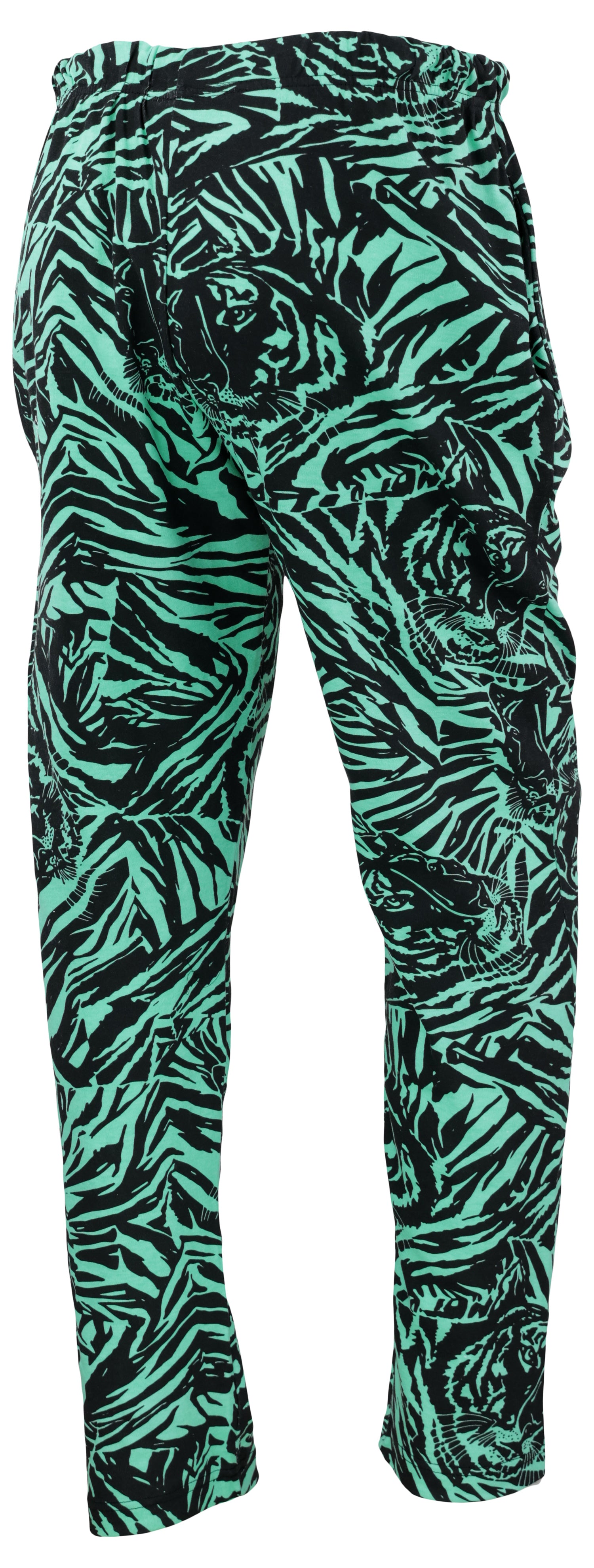 Zubaz 88 Men's The Original Pants - MINT/BLACK TIGER