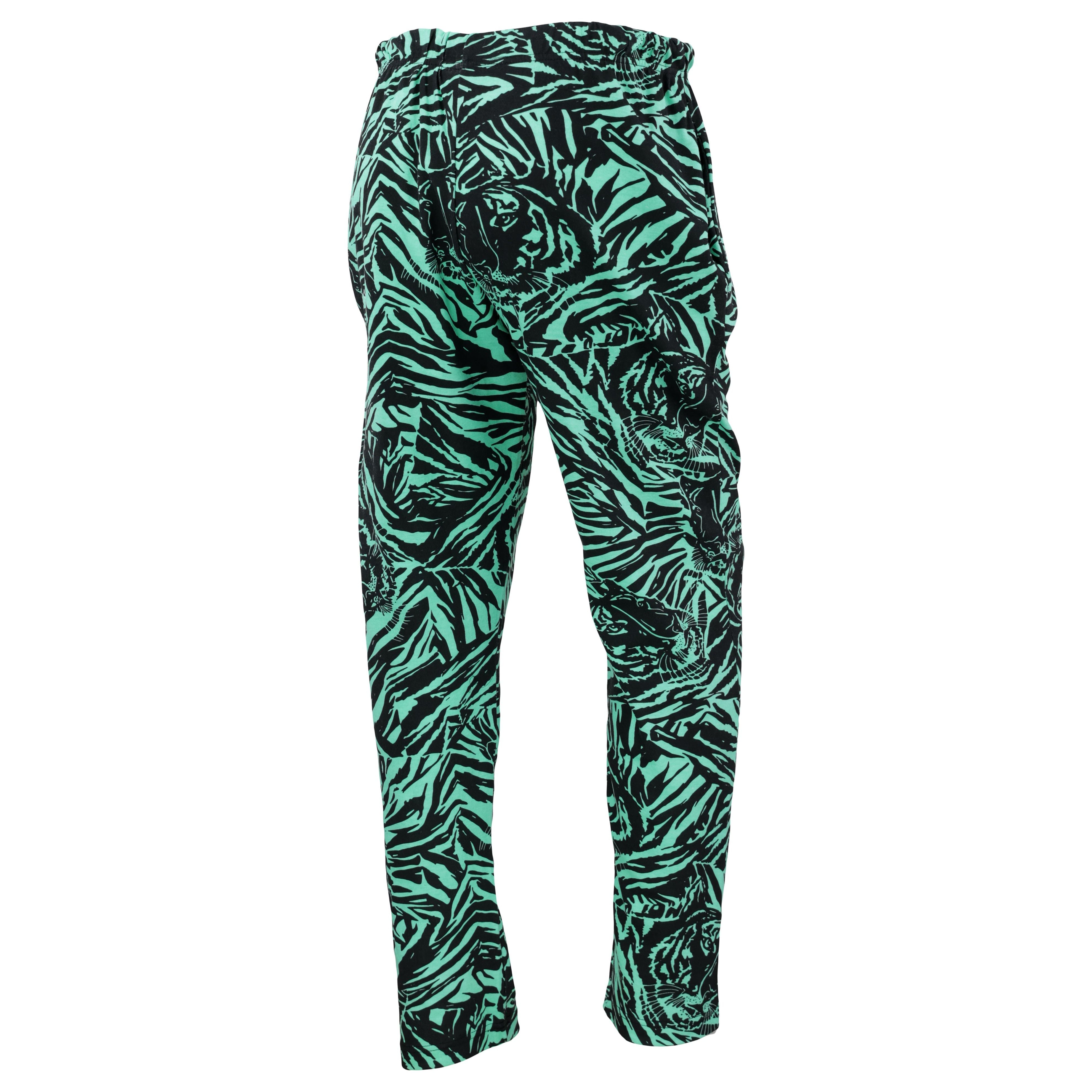 Zubaz 88 Men's The Original Pants - MINT/BLACK TIGER