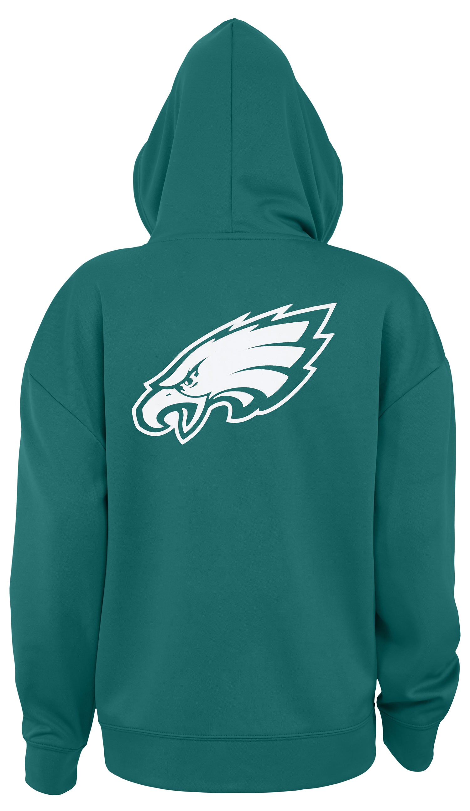 Zubaz NFL Women's Standard Full Zip Hoodie Philadelphia Eagles