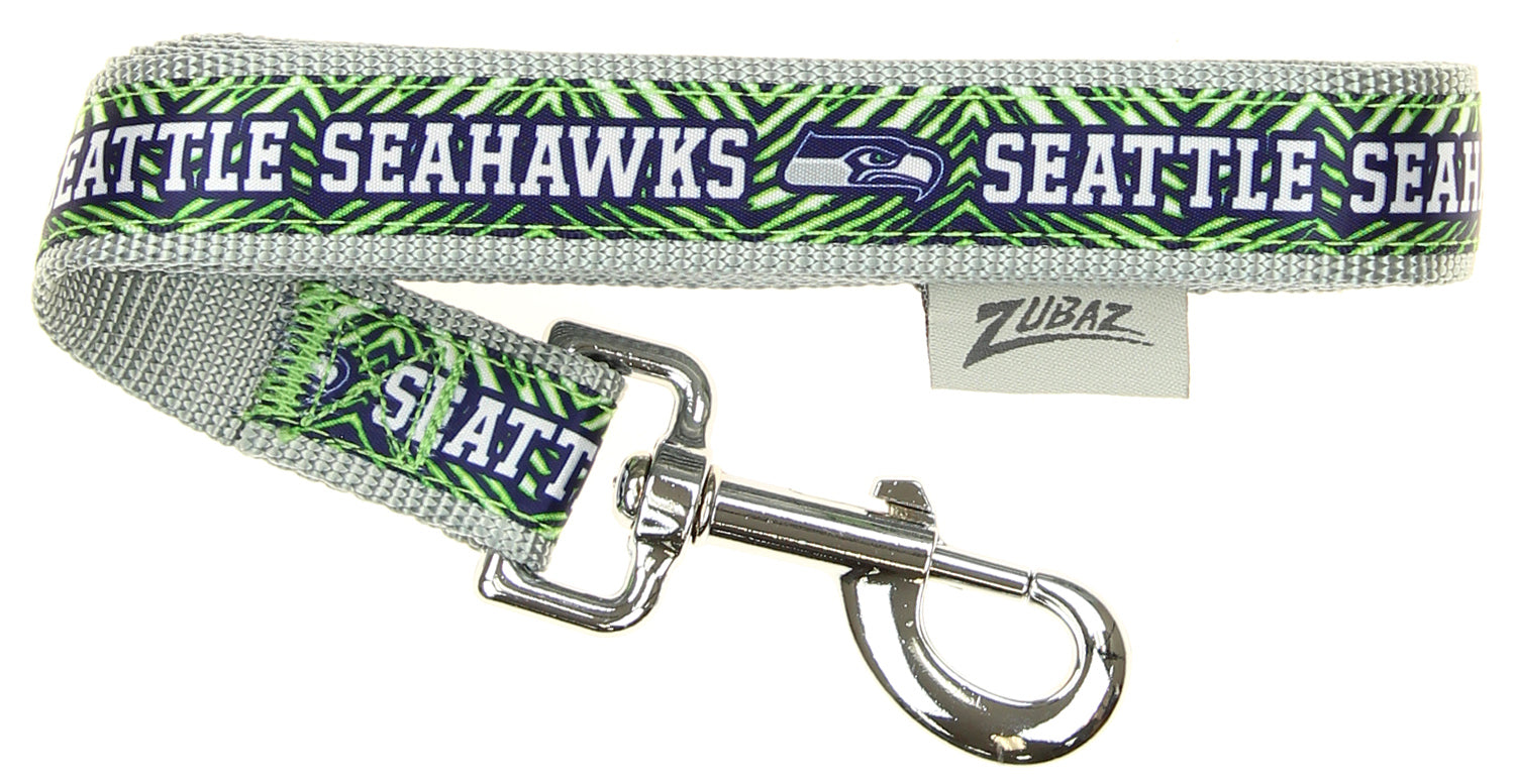 Zubaz X Pets First NFL Seattle Seahawk Team Logo Leash For Dogs