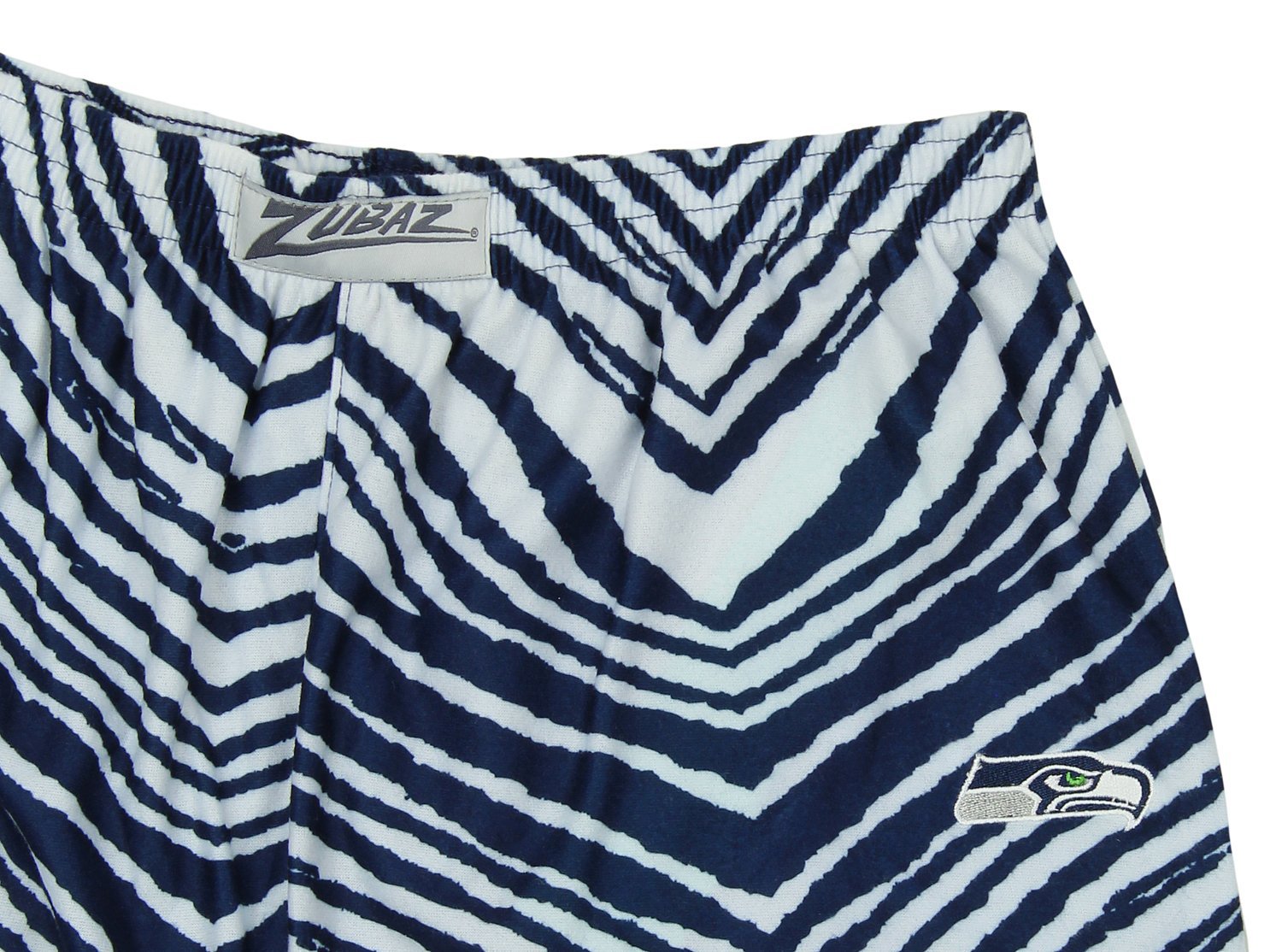 Zubaz NFL Youth Seattle Seahawks Loungs Pants, Navy/White