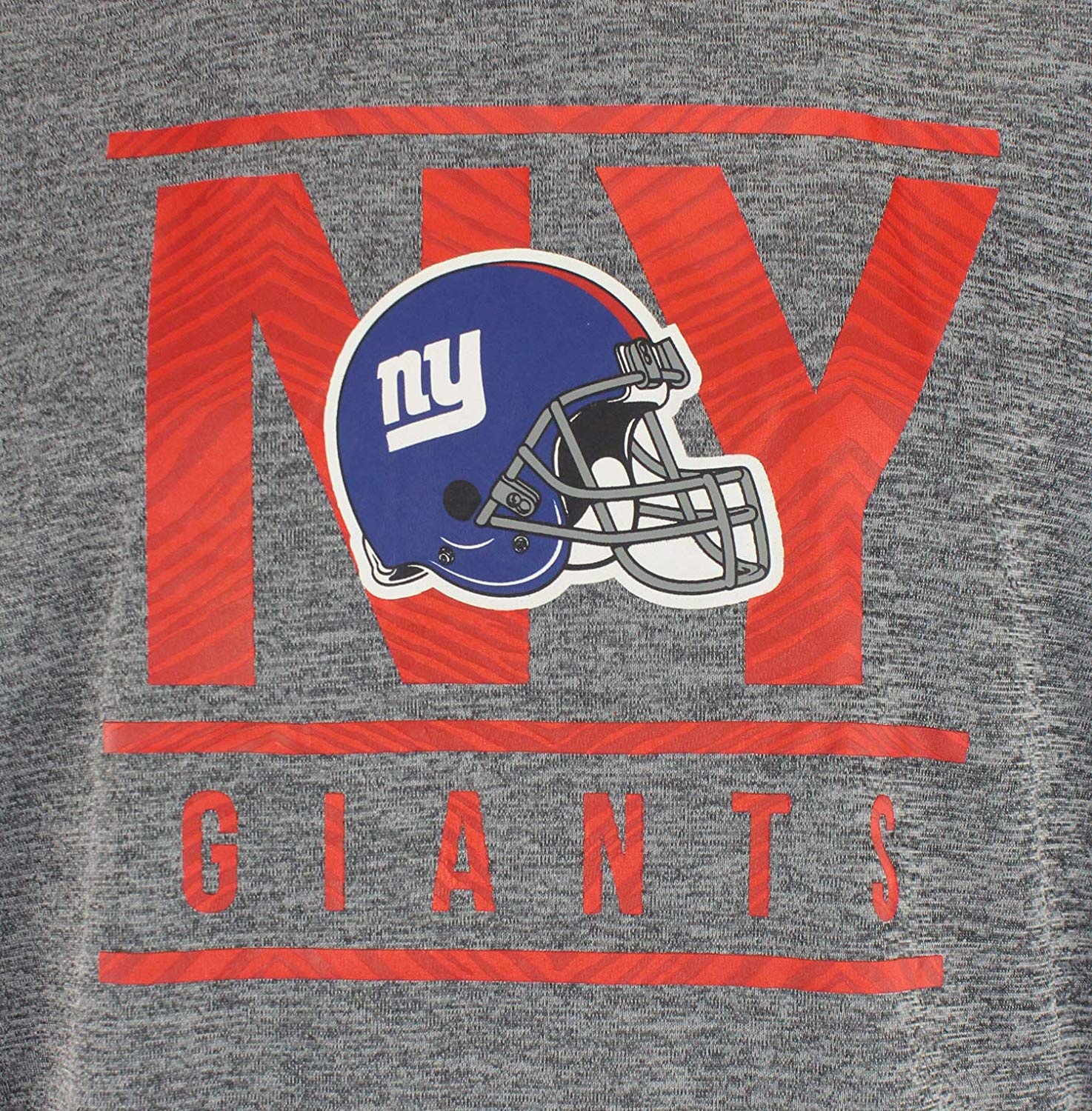 Zubaz NFL New York Giants Men's Lightweight French Terry Crew Neck Sweatshirt