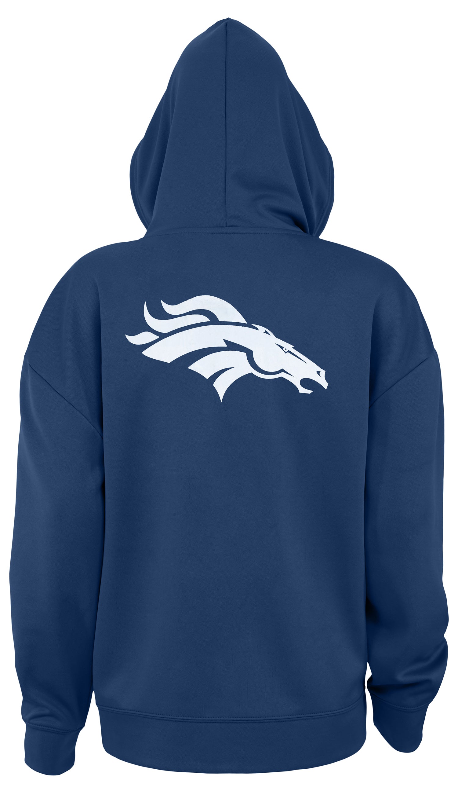 Zubaz NFL Women's Standard Full Zip Hoodie Denver Broncos