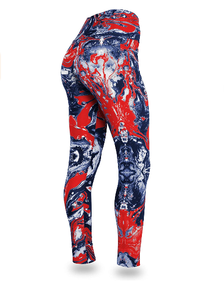 Zubaz NFL Women's New England Patriots Team Swirl Leggings