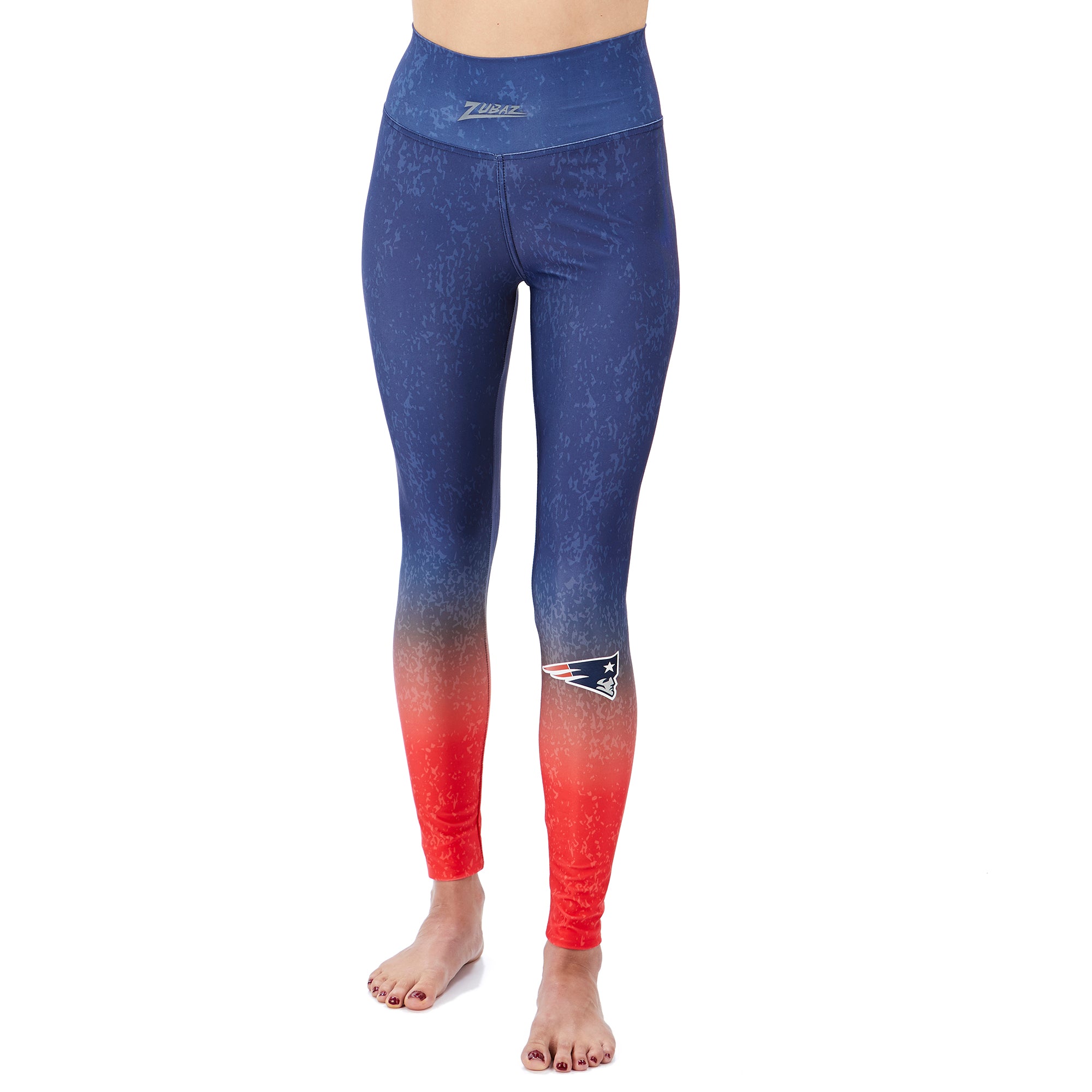 Zubaz Women's NFL New England Patriots Gradient Leggings