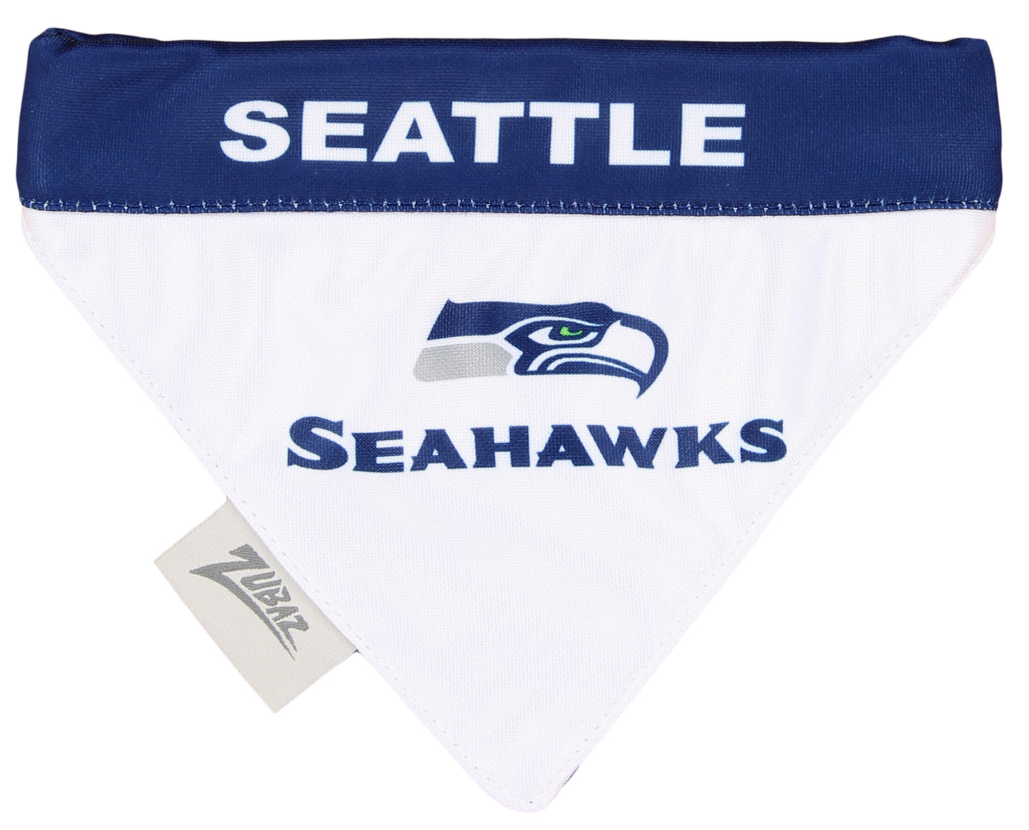 Zubaz X Pets First NFL Seattle Seahawks Reversible Bandana For Dogs & Cats