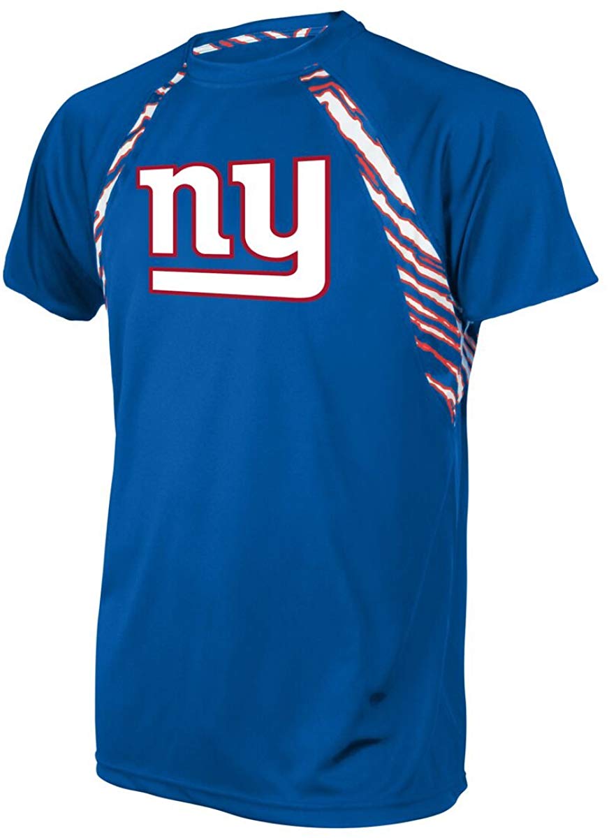 Zubaz NFL Football Men's New York Giants Zebra Accent T-Shirt