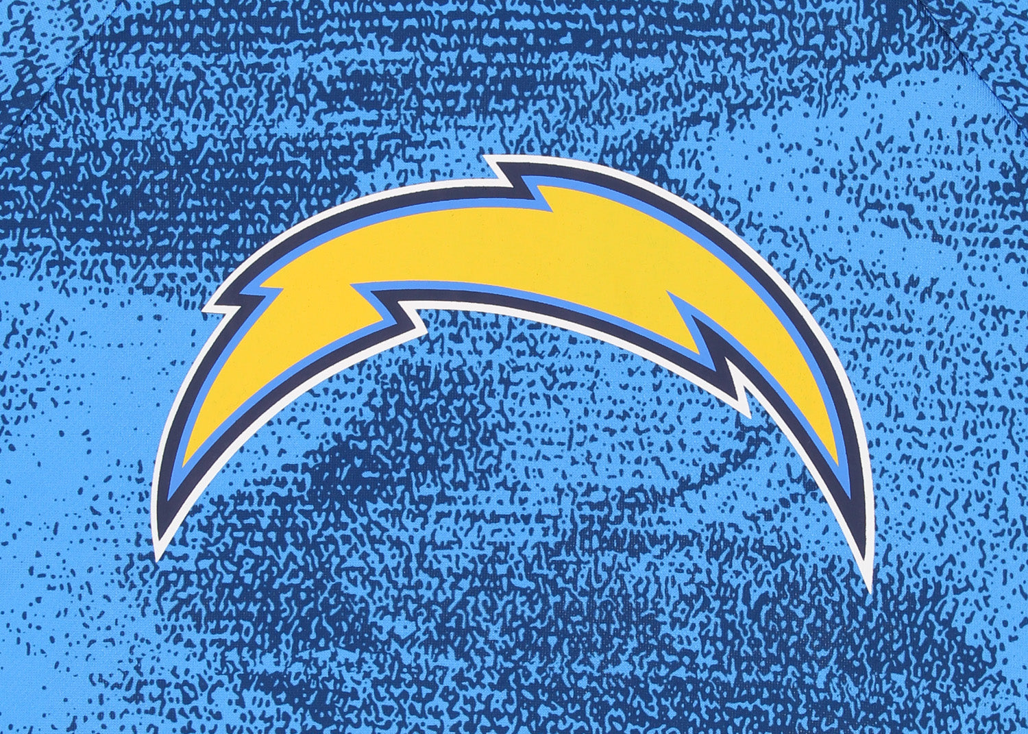 Zubaz NFL Los Angeles Chargers Men's Static Body Lightweight French Terry Hoodie