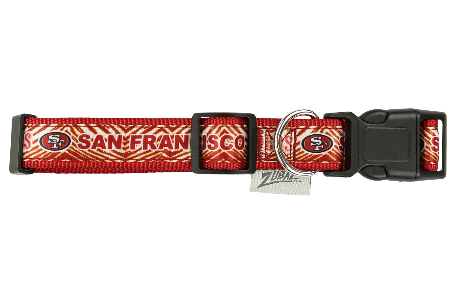 Zubaz X Pets First NFL San Francisco 49Ers Team Adjustable Dog Collar