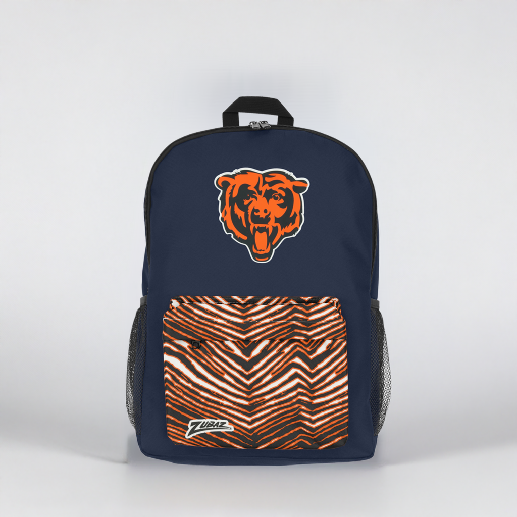 FOCO X ZUBAZ NFL Chicago Bears Zebra 2 Collab Printed Backpack