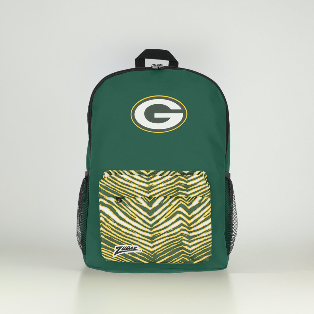 FOCO X ZUBAZ NFL Green Bay Packers Zebra 2 Collab Printed Backpack