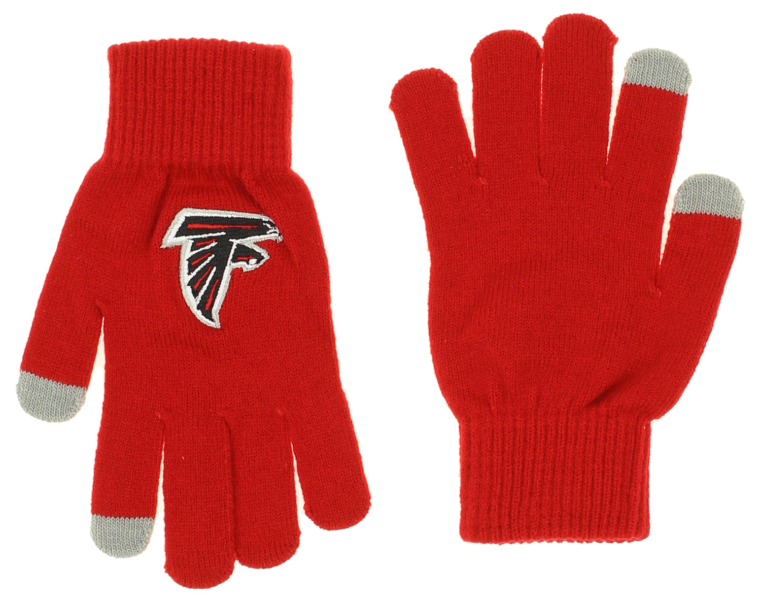 FOCO X Zubaz NFL Collab 3 Pack Glove Scarf & Hat Outdoor Winter Set, Atlanta Falcons