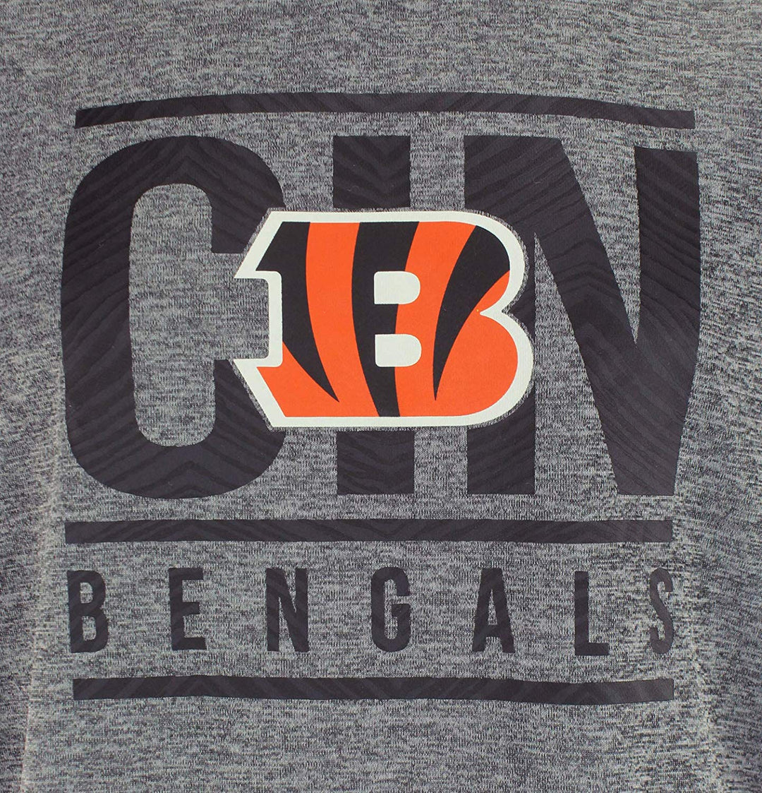 Zubaz NFL Cincinnati Bengals Men's Lightweight French Terry Crew Neck Sweatshirt