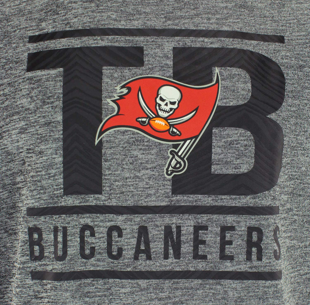Zubaz NFL Tampa Bay Buccaneers Men's Lightweight French Terry Crew Neck Sweatshirt