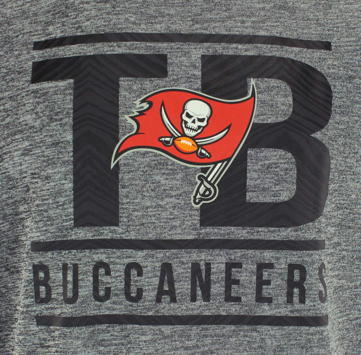 Zubaz NFL Tampa Bay Buccaneers Men's Lightweight French Terry Crew Neck Sweatshirt
