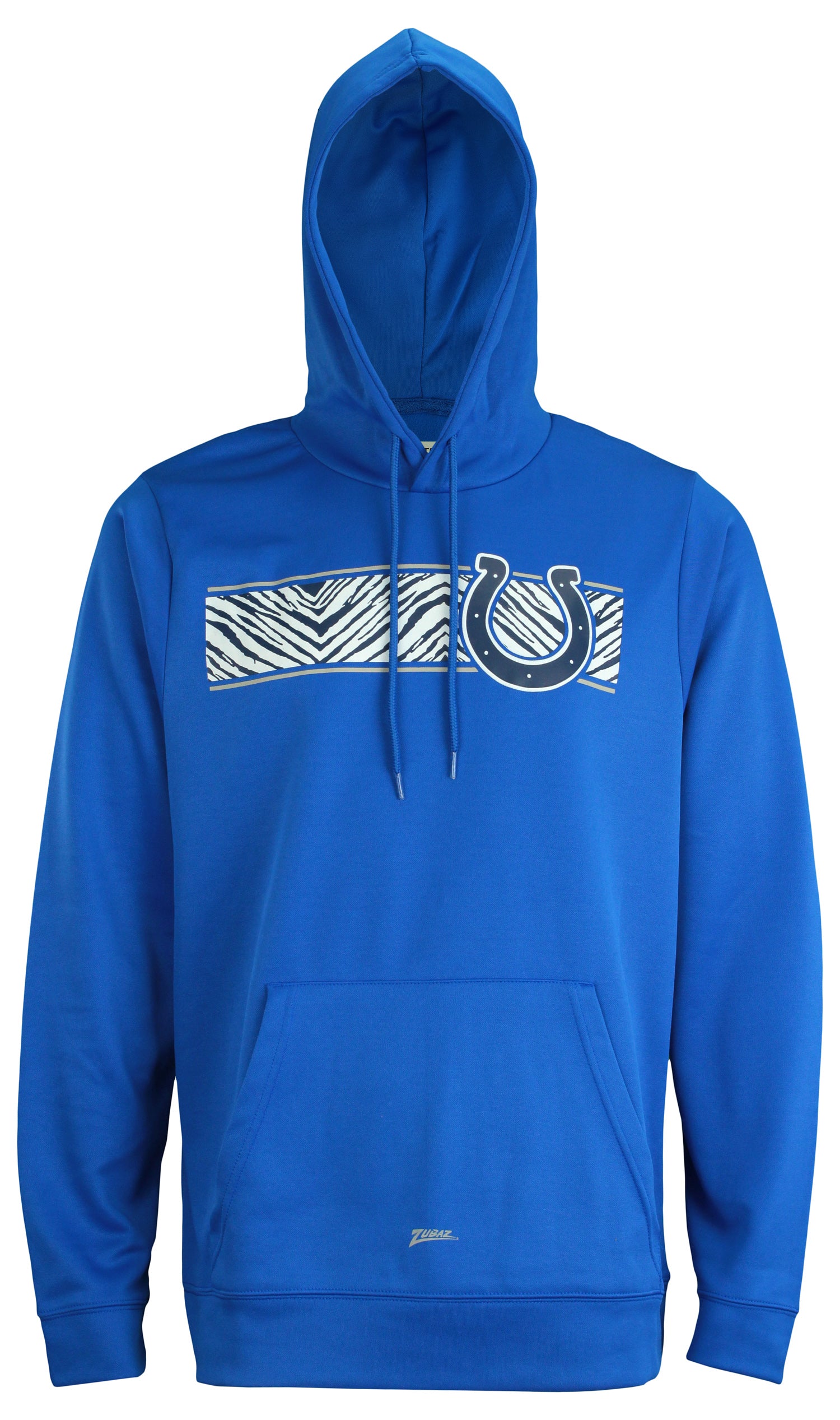 Zubaz NFL Men's Indianapolis Colts Zebra Team Logo Hoodie