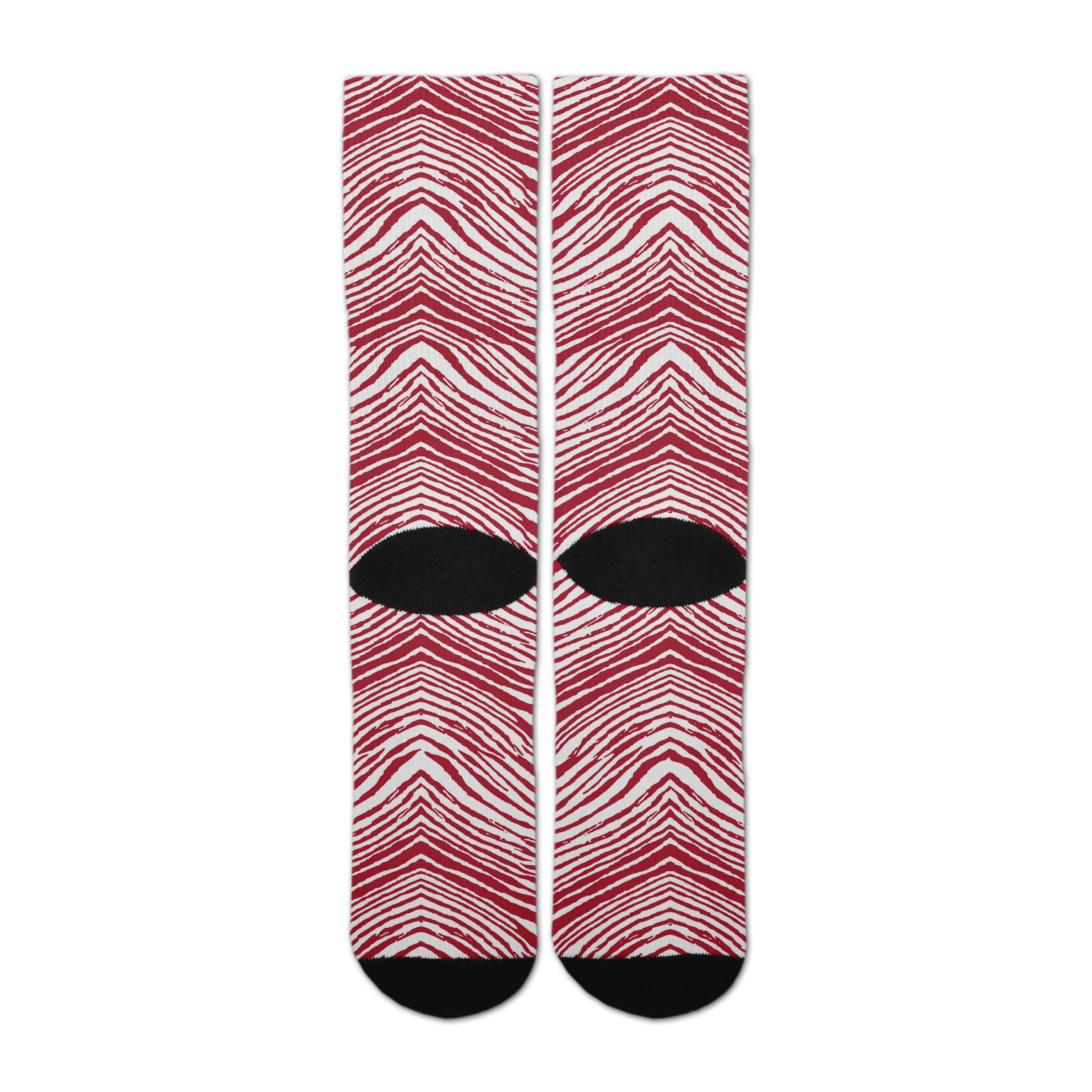 Zubaz By For Bare Feet NFL Zubified Adult and Youth Dress Socks, Arizona Cardinals, Large