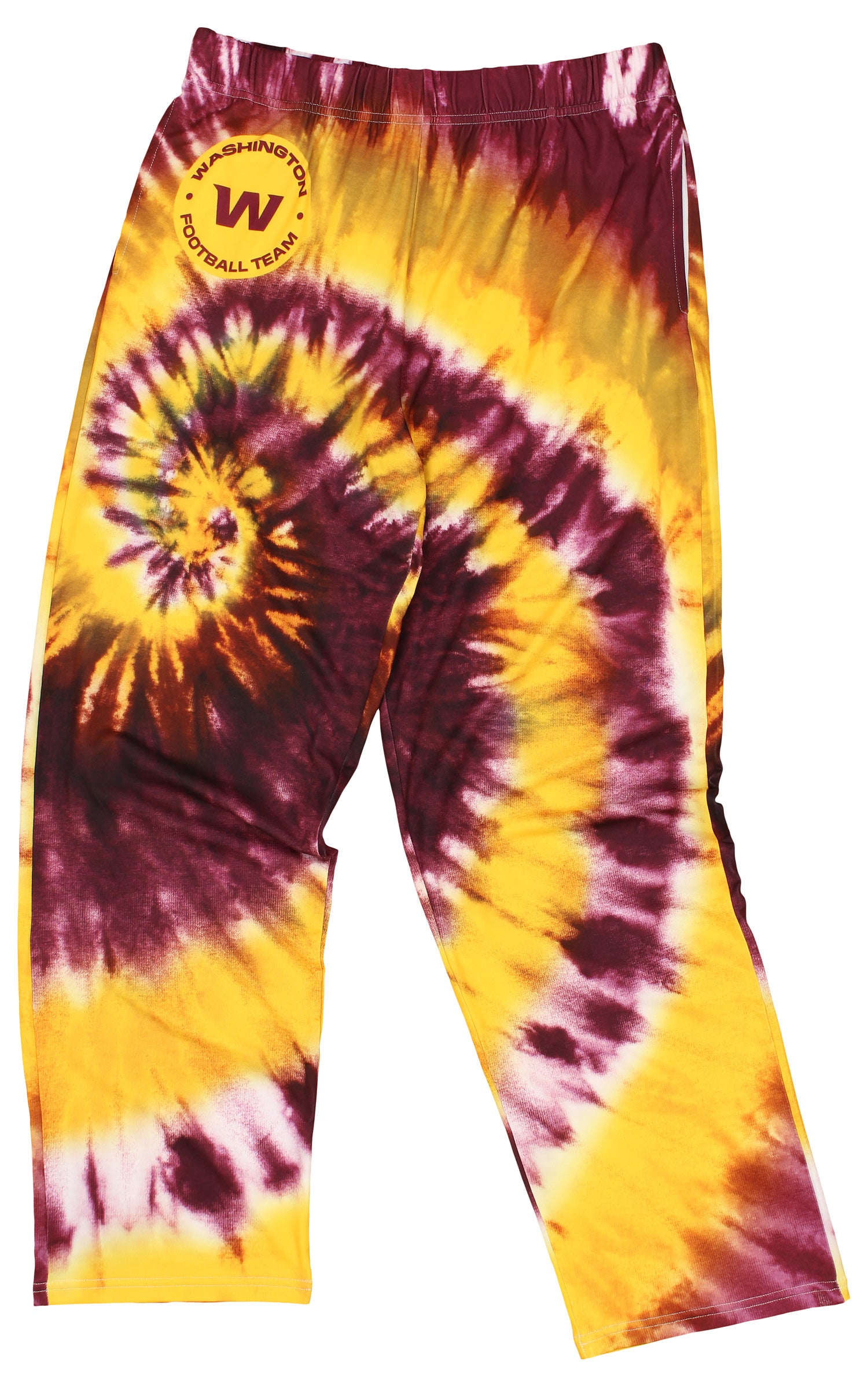 Zubaz Men's WASHINGTON FOOTBALL TEAM TEAM COLOR TIE DYE PANT Medium