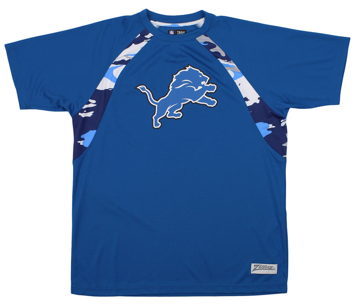 Zubaz NFL Men's Detroit Lions Camo Solid T-Shirt