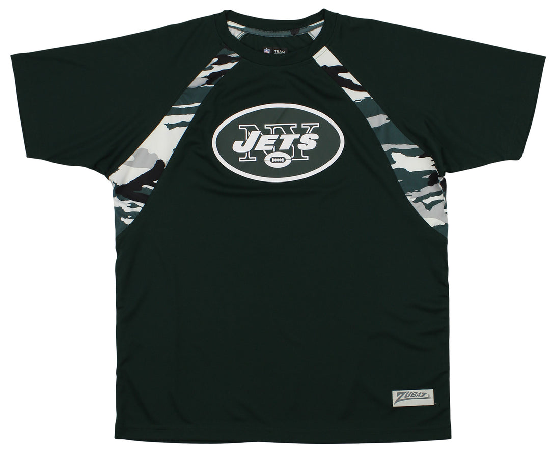 Zubaz NFL Men's New York Jets Camo Solid T-Shirt
