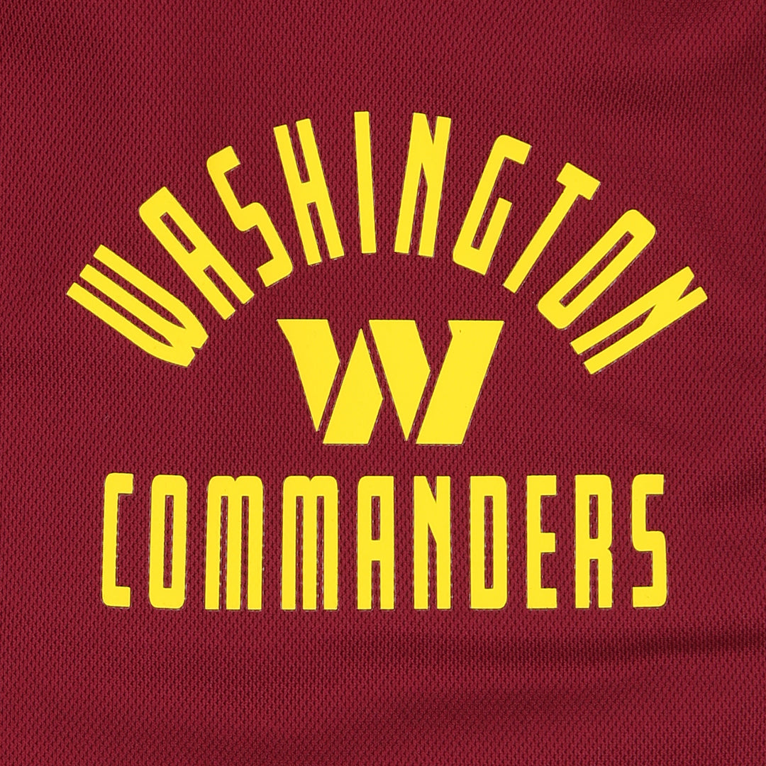 Zubaz NFL Men's Washington Commanders Viper Accent Elevated Jacquard Track Pants