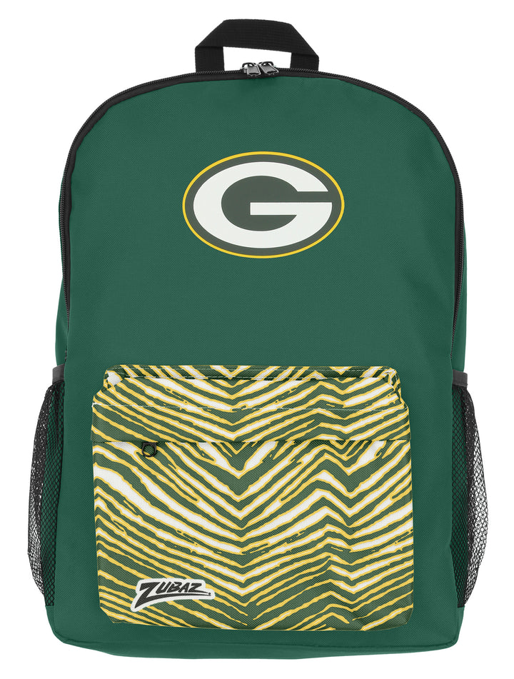 FOCO X ZUBAZ NFL Green Bay Packers Zebra 2 Collab Printed Backpack