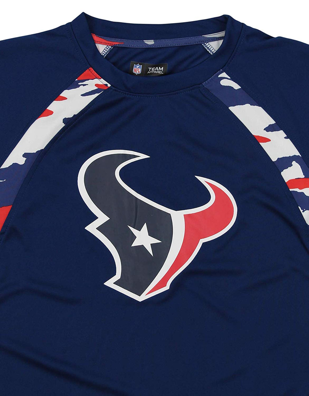 Zubaz NFL Men's Houston Texans Camo Solid T-Shirt