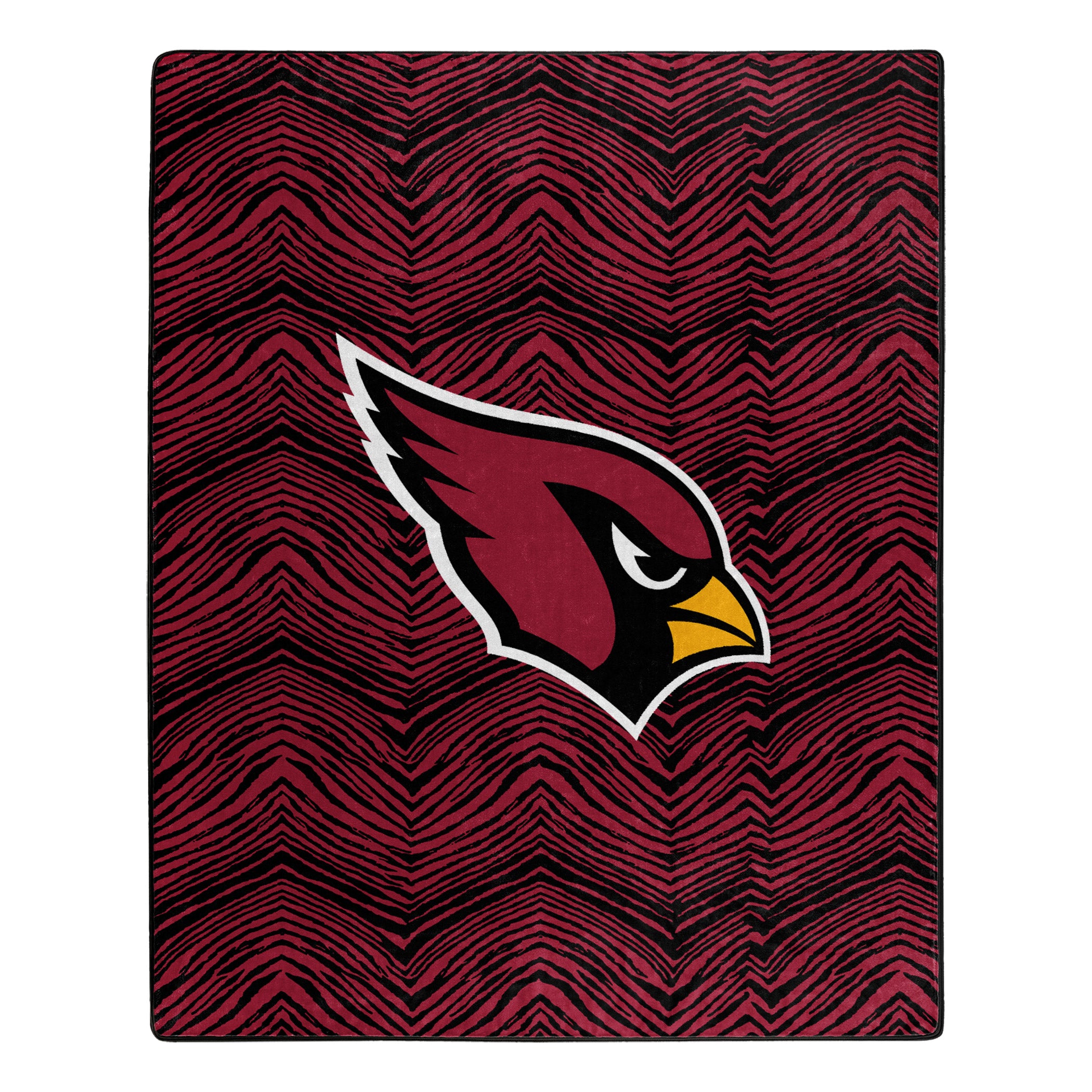 Zubaz X Northwest NFL Arizona Cardinals Zubified Raschel Throw Blanket