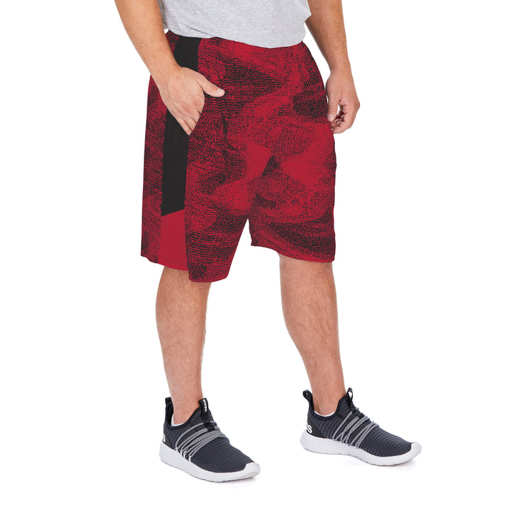 Zubaz NFL Men's Tampa Bay Buccaneers Static Shorts With Side Panels