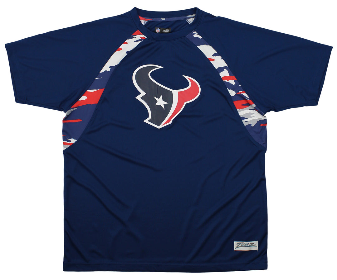 Zubaz NFL Men's Houston Texans Camo Solid T-Shirt